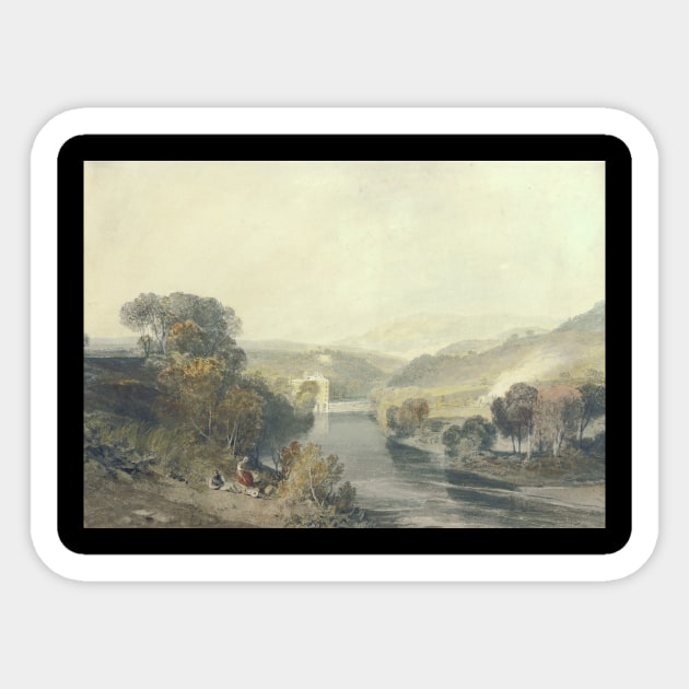 Addingham Mill on the River Wharfe, Yorkshire Sticker by Art_Attack